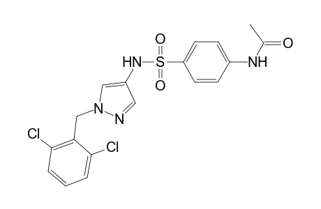 N-[4-({[1-(2,6-dichlorobenzyl)-1H-pyrazol-4-yl]amino}sulfonyl)phenyl]acetamide