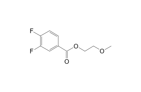 3,4-Difluorobenzoic acid, 2-methoxyethyl ester