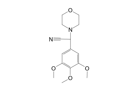 1-(3,4,5-Trimethoxyphenyl)-1-morpholinoacetonitrile