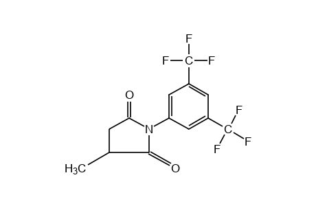N-(alpha,alpha,alpha,alpha',alpha',alpha'-hexafluoro-3,5-xylyl)-2-methylsuccinimide