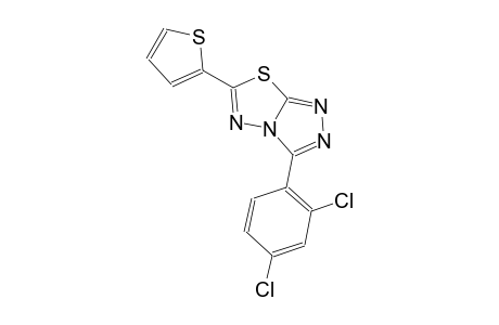 3-(2,4-dichlorophenyl)-6-(2-thienyl)[1,2,4]triazolo[3,4-b][1,3,4]thiadiazole