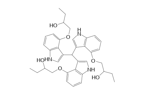 1-(3-{Bis-[4-(2-hydroxy-butoxy)-1H-indol-3-yl]-methyl}-1H-indol-4-yloxy)-butan-2-ol