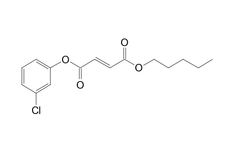 Fumaric acid, 3-chlorophenyl pentyl ester