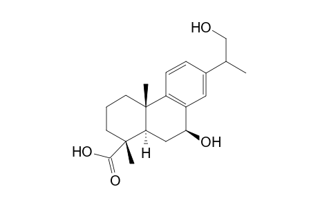 7-beta,16-Dihydroxy-dha;7-beta,16-dihydroxydehydroabietic_acid