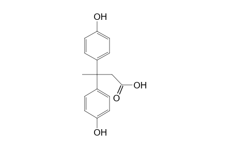 3,3-bis(p-hydroxyphenyl)butyric acid