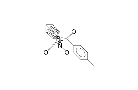 /.eta.-5/-Cyclopentadienyl-(4-toluene-acyl)-nitroso rhenium carbonyl