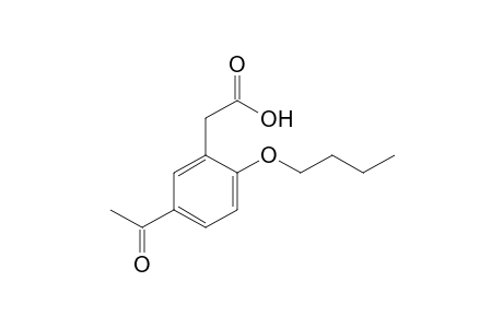 (5-acetyl-2-butoxyphenyl)acetic acid