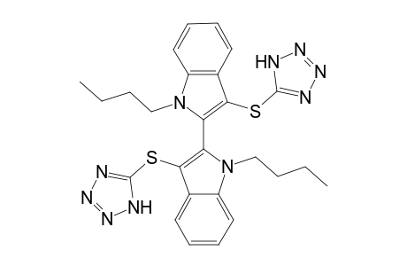 3,3'-Bis((1H-tetrazol-5-yl)thio)-1,1'-dibutyl-1H,1'H-2,2'-biindole