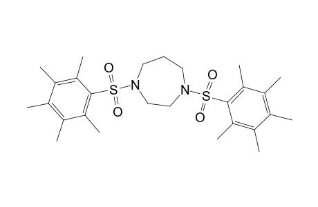 1,4-bis[(2,3,4,5,6-pentamethylphenyl)sulfonyl]hexahydro-1H-1,4-diazepine