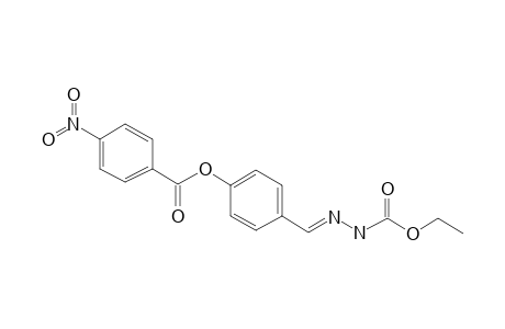 Benzoic acid, 4-nitro-, 4-(ethoxycarbonylhydrazonomethyl)phenyl ester