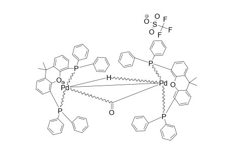 [PD2(MIU-H)-(MIU-CO)-[(XANTPHOS)]2]-[CF3SO3]