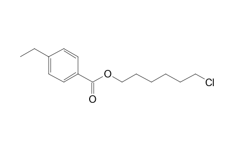 4-Ethylbenzoic acid, 6-chlorohexyl ester