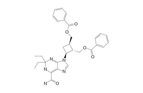 9-[(1-alpha,2-beta,3-alpha)-2,3-BIS-(BENZOYLOXY-METHYL)-CYCLOBUTYL)-2,2-DIETHYL-1,2-DIHYDRO-PURINE-6-CARBOXAMIDE