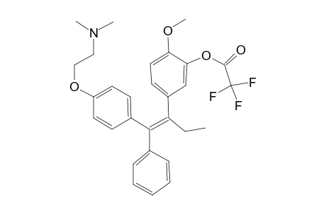 3-Hydroxy-4-methoxytamoxifen, o-(trifluoroacetyl)-