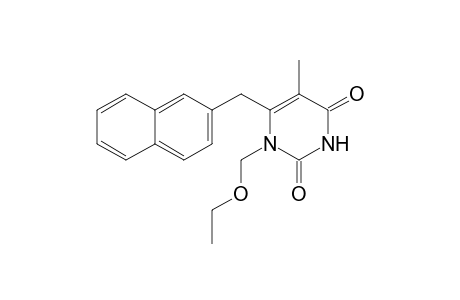 1-ETHOXYMETHYL-5-METHYL-6-(2-NAPHTHYLMETHYL)-URACIL