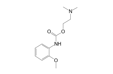 o-methoxycarbanilic acid, 2-(dimethylamino)ethyl ester