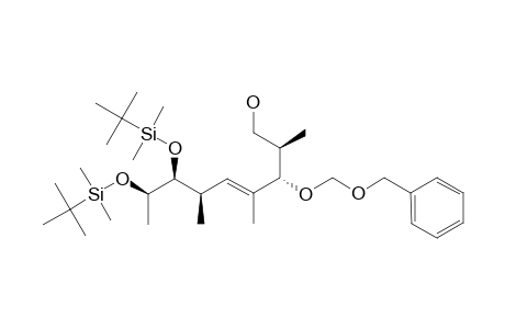 (E)-(2R,3R,6R,7S,8R)-3-(BENZYLOXYMETHOXY)-7,8-DI-(TERT.-BUTYLDIMETHYLSILOXY)-2,4,6-TRIMETHYL-4-NONEN-1-OL