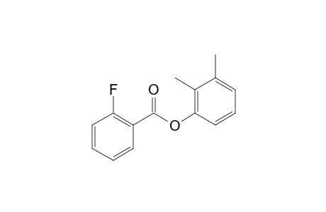 2-Fluorobenzoic acid, 2,3-dimethylphenyl ester