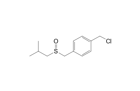 1-(chloromethyl)-4-(2-methylpropylsulfinylmethyl)benzene