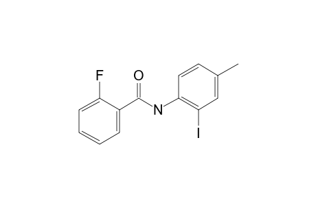 Benzamide, N-(2-iodo-4-methylphenyl)-2-fluoro-