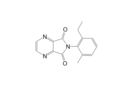 5H-pyrrolo[3,4-b]pyrazine-5,7(6H)-dione, 6-(2-ethyl-6-methylphenyl)-