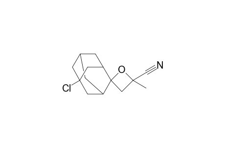 syn-4'-Cyano-5-chloro-4'-methylspiro[adamantane-2,2'-oxetane]