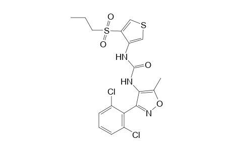 1-[3-(2,6-dichlorophenyl)-5-methyl-4-isoxazolyl]-3-[4-(propylsulfonyl)-3-thienyl]urea