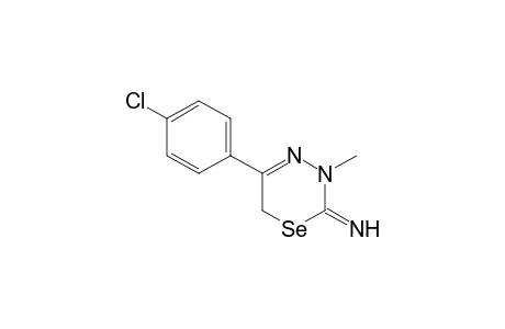 2-Imino-3-methyl-5-(4-chlorphenyl)-2,3-dihydro-6H-1,3,4-selenadiazine