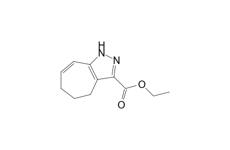 3-Cycloheptapyrazolecarboxylic acid, 1,4,5,6-tetrahydro-, ethyl ester