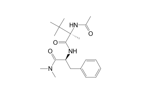 N(2)-[(R)-N(2)-Acetyl-2,3-dimethylvalyl]-L-phenylalanine-dimethylamide