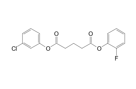 Glutaric acid, 2-fluorophenyl 3-chlorophenyl ester