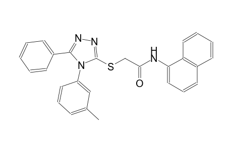 acetamide, 2-[[4-(3-methylphenyl)-5-phenyl-4H-1,2,4-triazol-3-yl]thio]-N-(1-naphthalenyl)-