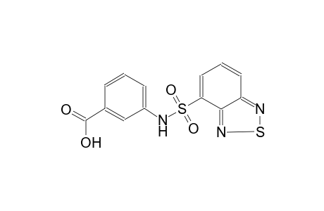 benzoic acid, 3-[(2,1,3-benzothiadiazol-4-ylsulfonyl)amino]-