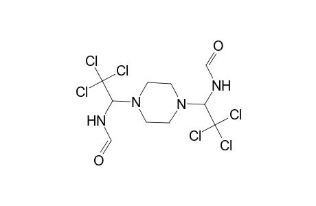 Formamide, N,N'-[1,4-piperazinediylbis(2,2,2-trichloroethylidene)]bis-