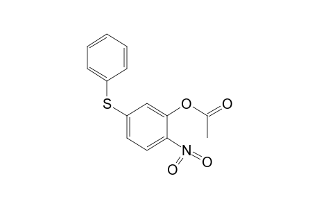 2-nitro-5-(phenylthio)phenol, acetate (ester)