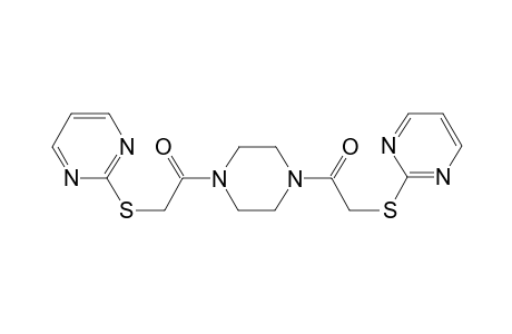 1-[4-[1-oxo-2-(2-pyrimidinylthio)ethyl]-1-piperazinyl]-2-(2-pyrimidinylthio)ethanone