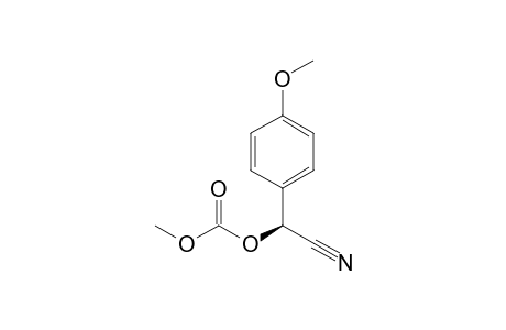 (S)-2-(Methoxycarbonyloxy)-2-(4-methoxyphenyl)acetonitrile