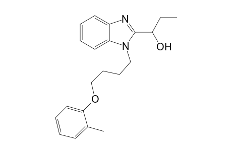 1-{1-[4-(2-methylphenoxy)butyl]-1H-1,3-benzodiazol-2-yl}propan-1-ol