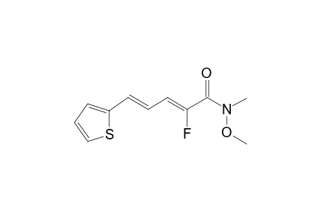 [(2Z),(4E)]-2-FLUORO-N-METHOXY-N-METHYL-5-(THIOPHEN-2-YL)-PENTA-2,4-DIENAMIDE