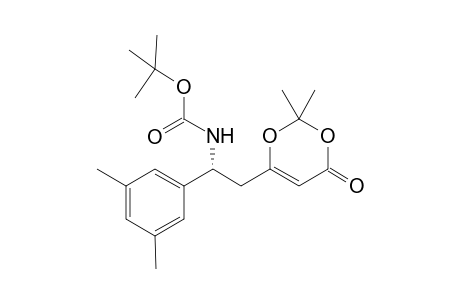 tert-Butyl (R)-(2-(2,2-dimethyl-4-oxo-4H-1,3-dioxin-6-yl)-1-(3,5-dimethylphenyl)ethyl)carbamate