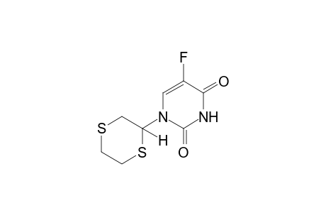 (+/-)-1-(p-dithian-2-yl)-5-fluorouracil