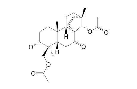 ENT-14-BETA,18-DIACETOXY-BEYER-3-BETA-HYDROXY-15-EN-7-ONE