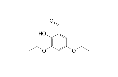 3,5-Diethoxy-2-hydroxy-4-methylbenzaldehyde