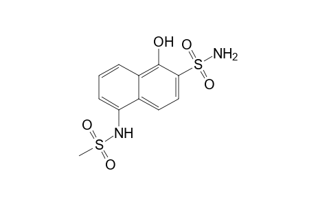 1-Hydroxy-5-methanesulfonamido-2-naphthalenesulfonamide