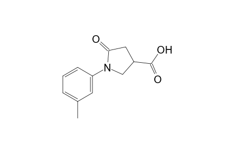 5-oxo-1-m-tolyl-3-pyrrolidinecarboxylic acid