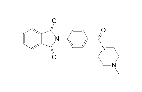 2-[4-(4-METHYLHEXAHYDRO-1-PYRAZINYLCARBONYL)-PHENYL]-1,3-ISOINDOLINEDIONE