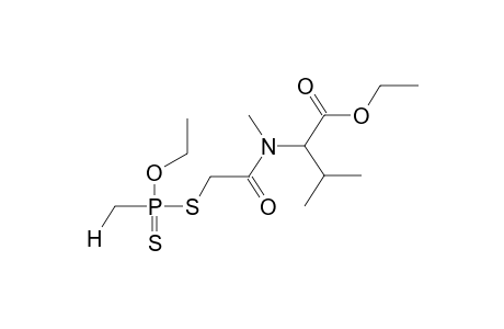 O-ETHYL-S-(4-CARBOETHOXY-2-OXO-3-METHYL-3-AZA-5-METHYLHEXYL)METHYLDITHIOPHOSPHONATE