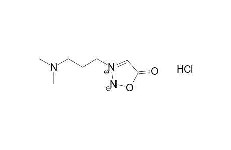 3-[3-(dimethylamino)propyl]sydnone, hydrochloride