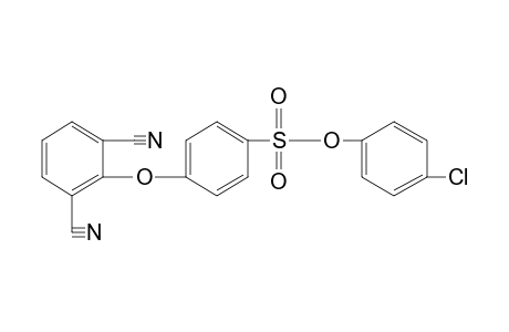 p-(2,6-dicyanophenoxy)benzenesulfonic acid, p-chlorophenyl ester