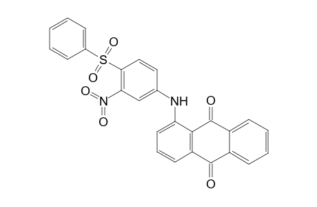 1-(3-Nitro-4-phenylsulfonylanilino)anthraquinone